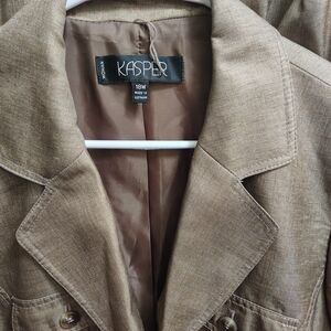 Kasper Women's Light Brown Blazer